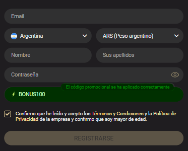 Guía visual del bono de bienvenida 1xSlots Argentina